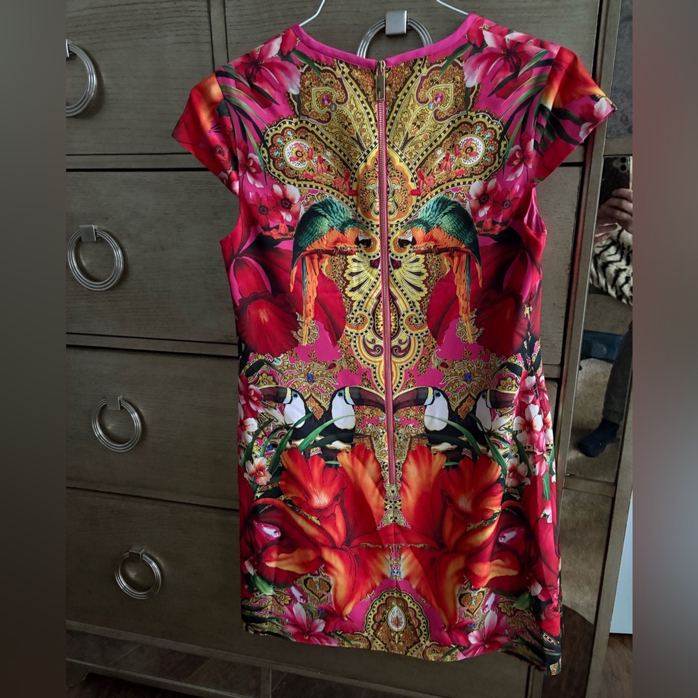Ted Baker Aalia paisley Mini Dress - Picture 4 of 6